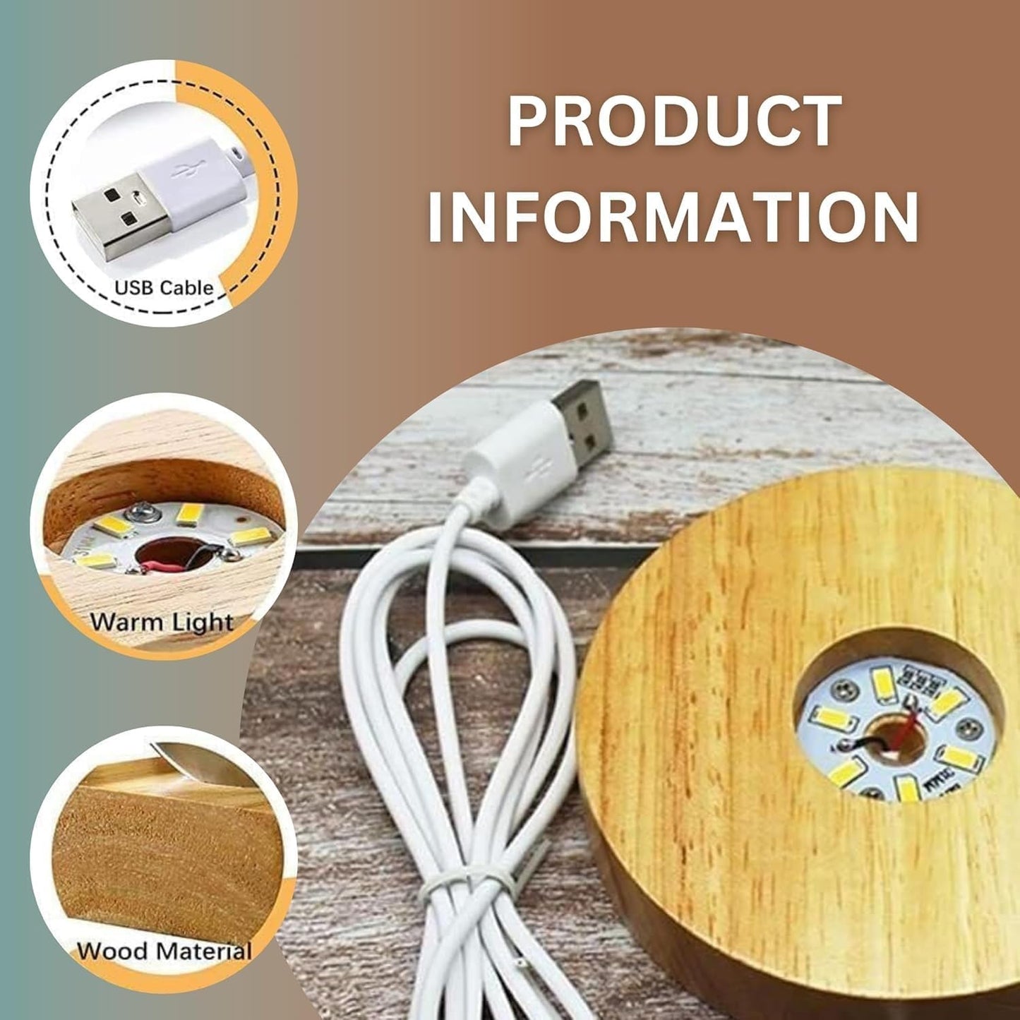 Ganesh Crystal LED Lamp