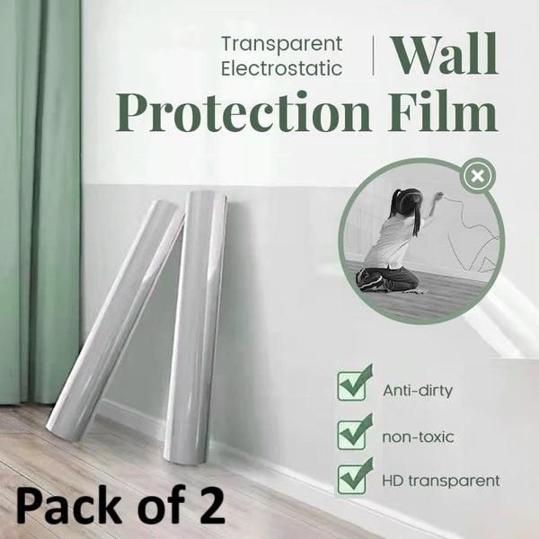 Self- Adhesive Transparent Electrostatic Wall Protection Film 2 Packs