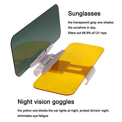 Goggle - Anti-Glare Dazzling Goggle Day & Night Vision Driving Mirror Sun Visors