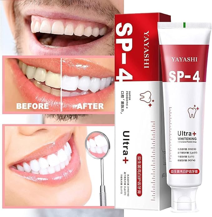 SP-4 Probiotic Toothpaste-Fresh Breath, Confident Smile (Pack of 2)