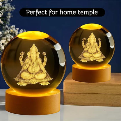 Ganesh Crystal LED Lamp