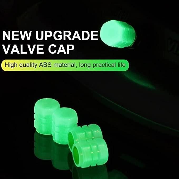 Voltarix Premium Tire Valve Caps-Universal Fit Protection (Set of 4)
