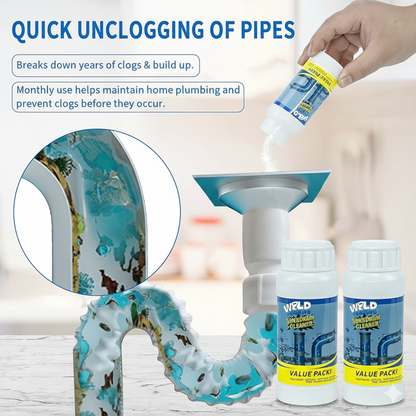 Ecleva Drain Cleaning Powder - Powerful & Easy Clog Remover