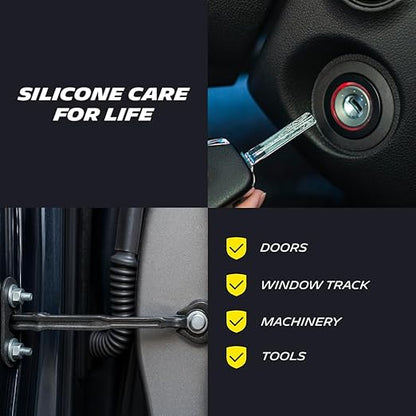 Voltarix™ All-in-One Car & Bike Care Silicone Spray Instant Clean. Deep Shine. Long-Lasting Protection.