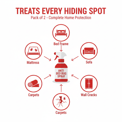 Anti Bed Bug Spray - Surfaces