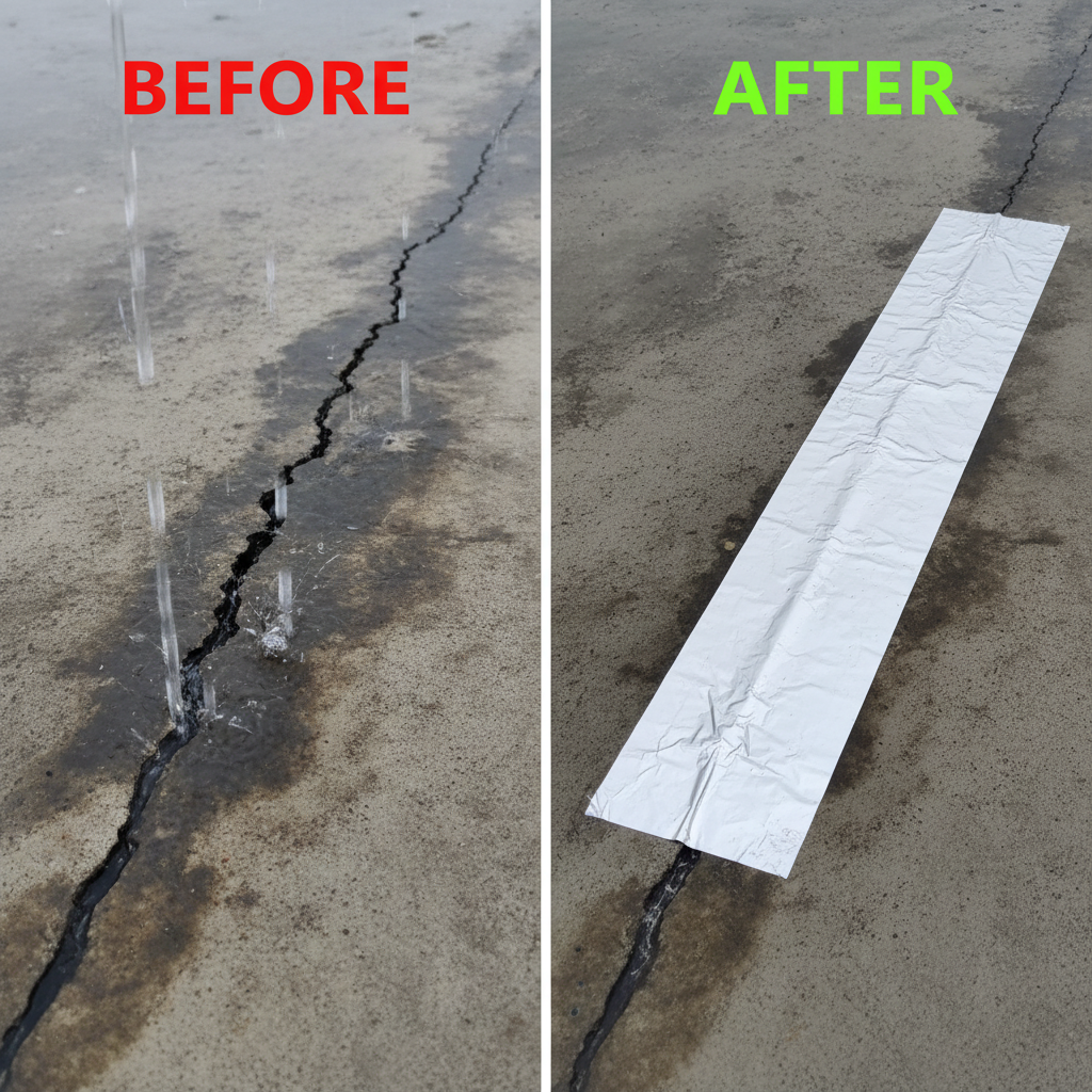 Before & After - Waterproof Tape