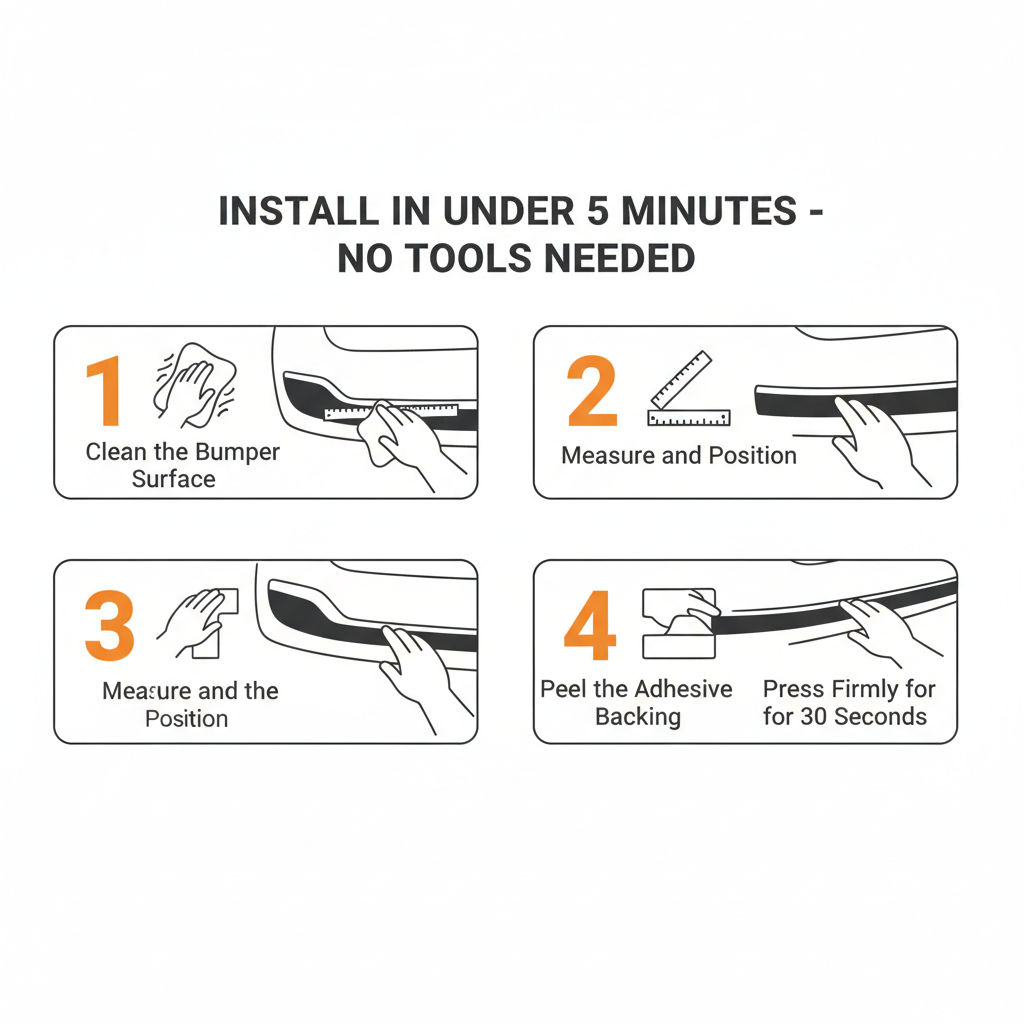 Car Bumper Guard - How to Install