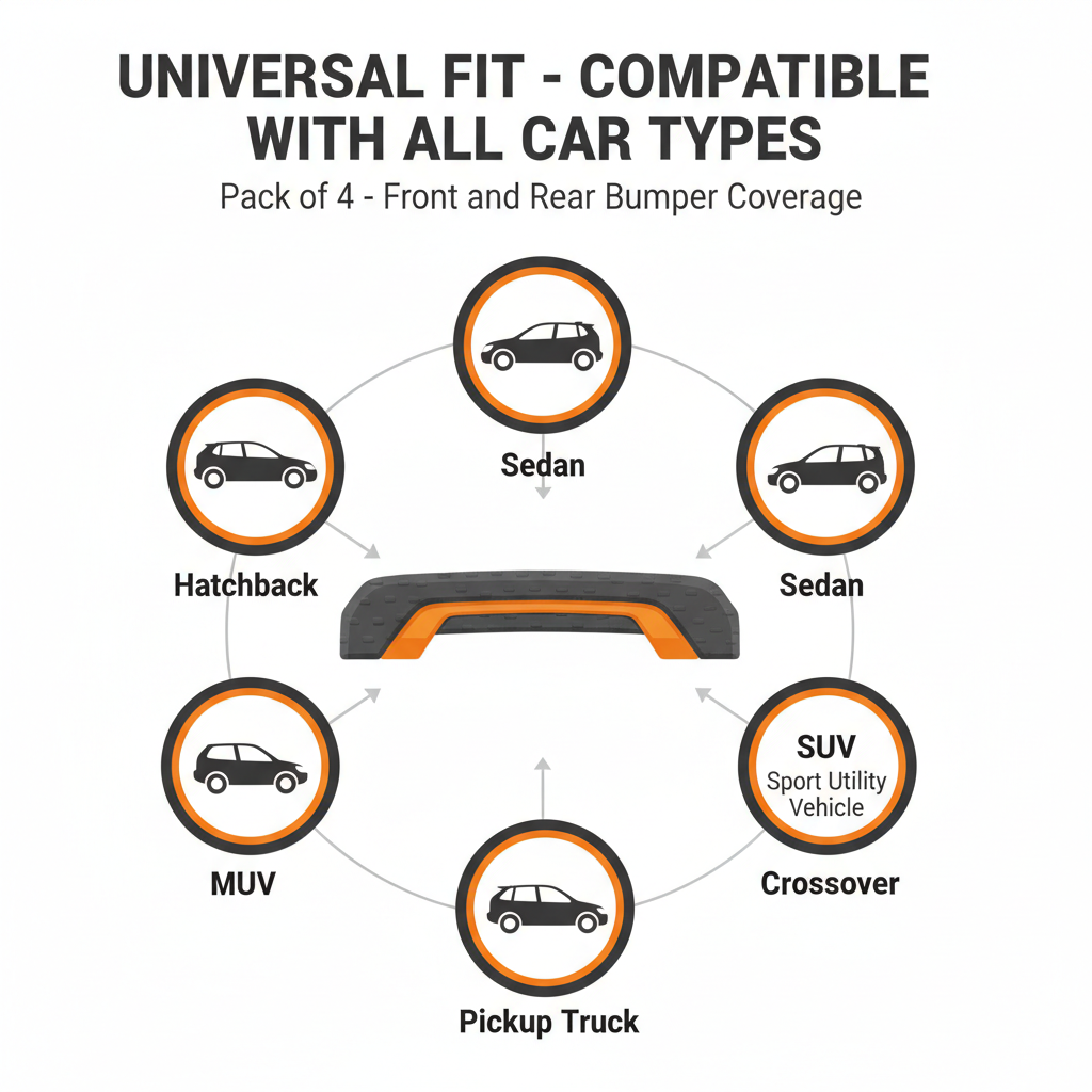 Car Bumper Guard - Universal Fit